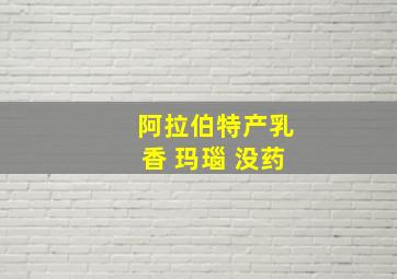 阿拉伯特产乳香 玛瑙 没药